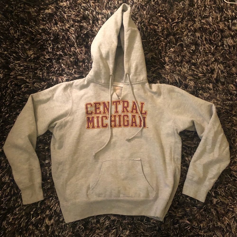 Gray Central Michigan Hoodie